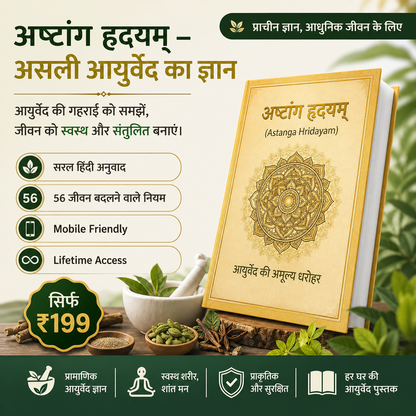 अष्टांग हृदयम – असली आयुर्वेद का ज्ञान